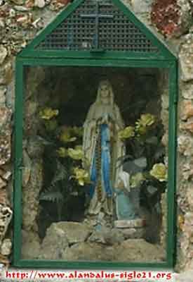 Virgen vista de cerca
